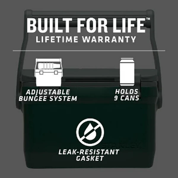 Stanley Adventure Cooler 7QT Green 4 Stanley Adventure Cooler 7QT Green - Image 4