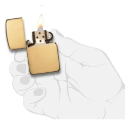Zippo Replica Brushed Brass Refillable Windproof Lighter - 1941B -Trail Camp Shop 1941b 2