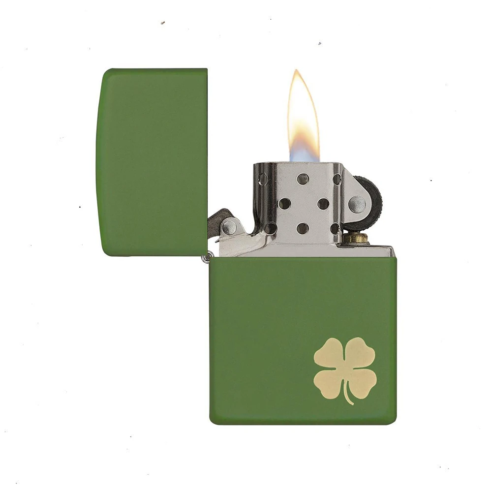 Zippo 228 Shamrock Refillable Windproof Lighter - 21032 2 Zippo 228 Shamrock Refillable Windproof Lighter - 21032 - Image 2