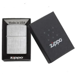 Zippo Linen Weave Refillable Windproof Lighter - 28181 -Trail Camp Shop 28181 2