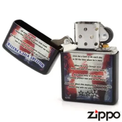 Zippo Military Wife Prayer Refillable Windproof Lighter - 28315 -Trail Camp Shop 28315 1
