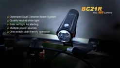 Fenix BC21R USB Rechargable Bicycle Light 880 Lumens -Trail Camp Shop 2 BC21R 84729.1450900823