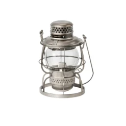 Thous Winds Railroad Kerosene Lamp Vintage Silver