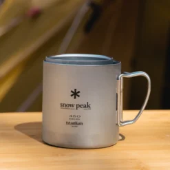 Snow Peak Ti-Double 450 Mug -Trail Camp Shop 4 d9a647c0 f62e 4f2d 811e c57586e6f0b6