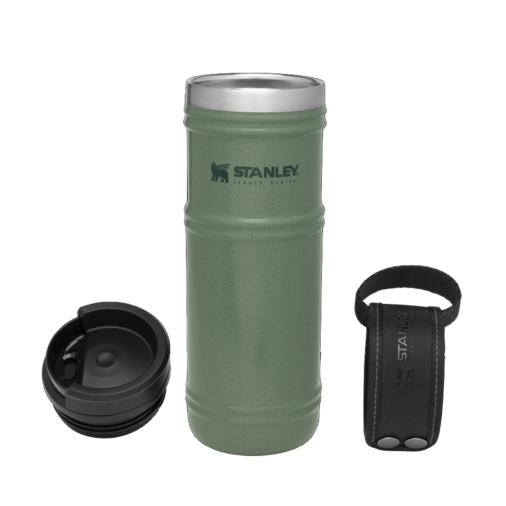Stanley Legacy Neverleak Travel Mug 16oz - Hammertone Green 4 Stanley Legacy Neverleak Travel Mug 16oz - Hammertone Green - Image 4