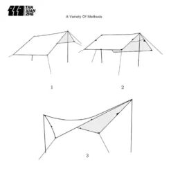 Adventurer Tanxianzhe Waterproof Awning Anti-tearing Sunshade Tarp Outdoor Camping Tan -Trail Camp Shop 5 49659ba7 f00d 4505 b060 303053a70f32