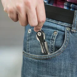 Keysmart Flex Black - Compact Multiple Key Holder Car Key Organizer -Trail Camp Shop 7 24