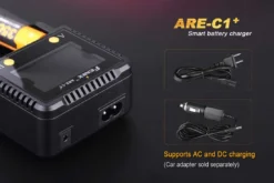 Fenix ARE-C1+ Smart Battery Charger -Trail Camp Shop ARE C1plus battery charger ac dc