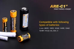 Fenix ARE-C1+ Smart Battery Charger -Trail Camp Shop ARE C1plus battery charger compatible