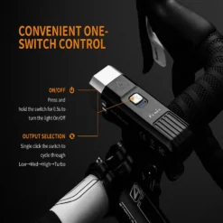 Fenix BC25R USB Rechargable Bicycle Light -Trail Camp Shop BC25R 5