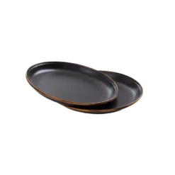 Barebones Enamel Plate - Set Of 2 -Trail Camp Shop CKW 342
