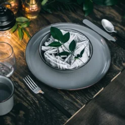 Barebones Enamel Salad Plate - Set Of 2 -Trail Camp Shop CKW 374 5 600x600 8e845b35 3997 48f3 9f92 43f96fce4c20