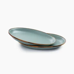 Barebones Enamel Plate - Set Of 2 -Trail Camp Shop CKW 426