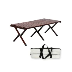 Camp Leader Large Wooden Egg Roll Table 14 Camp Leader Large Wooden Egg Roll Table -Trail Camp Shop CL09BWN 3