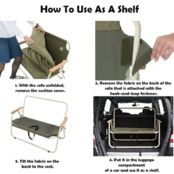 DoD Good Rack Sofa -Trail Camp Shop CS2 500 BK 3