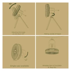 Cargo Container Electric Fan Multi Fan -Trail Camp Shop Cargo