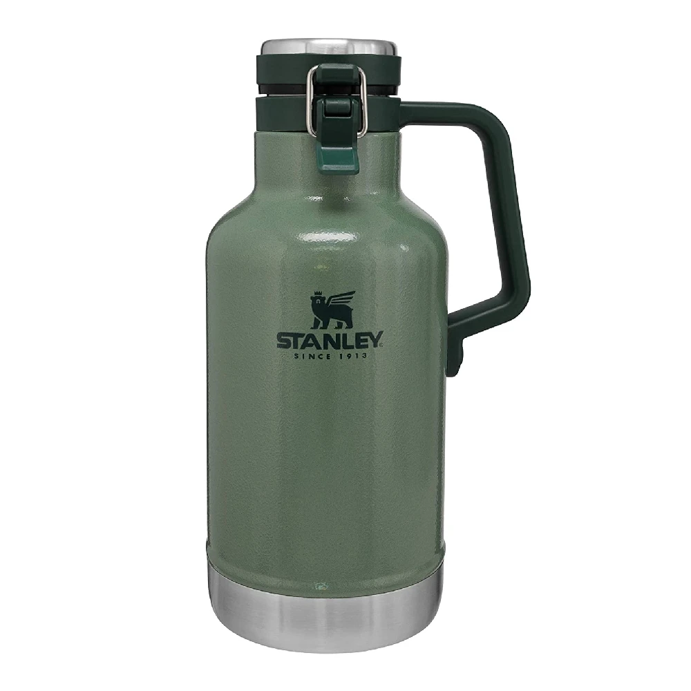 Stanley Classic Vacuum Growler 2QT Hammertone Green 1 Stanley Classic Vacuum Growler 2QT Hammertone Green