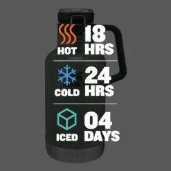 Stanley Classic Vacuum Growler 2QT Hammertone Green 9 Stanley Classic Vacuum Growler 2QT Hammertone Green -Trail Camp Shop ClassicVacuumGrowler2QT 03