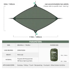 Etrol Bat Hammock -Trail Camp Shop DC SJ Ge1 08