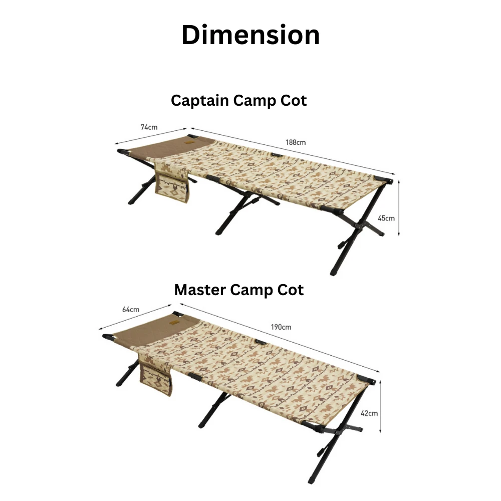 KZM Camp Cot Bed 2 KZM Camp Cot Bed - Image 2