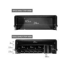 Post General Hang Lamp Rechargeable Unit Type1 -Trail Camp Shop Dimension 2