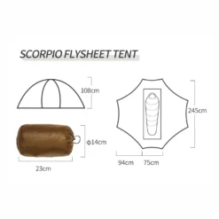 Thous Winds Scorpio Flysheet Tent 15 Thous Winds Scorpio Flysheet Tent -Trail Camp Shop Dimension b95a127c de5f 4560 a89b f6d0601dcdb2
