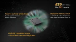 Fenix E20 XP-E2 LED Flashlight (2015 EDITION) -Trail Camp Shop E202015 11 E 76913 48957.1443050098