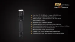 Fenix E20 XP-E2 LED Flashlight (2015 EDITION) -Trail Camp Shop E202015 14 E 99839 98925.1443050098