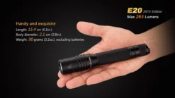 Fenix E20 XP-E2 LED Flashlight (2015 EDITION) -Trail Camp Shop E202015 8 E 44621 88197.1443050098