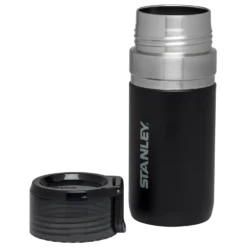 Stanley Go Vacuum Bottle 16.9oz - Matte Black -Trail Camp Shop GO Vacuum Water bottle 16oz Matte Black exploded