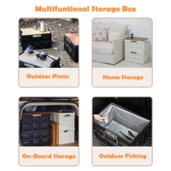 KEMSITE Camping Storage Box With Cover 21 KEMSITE Camping Storage Box With Cover -Trail Camp Shop H0018 4