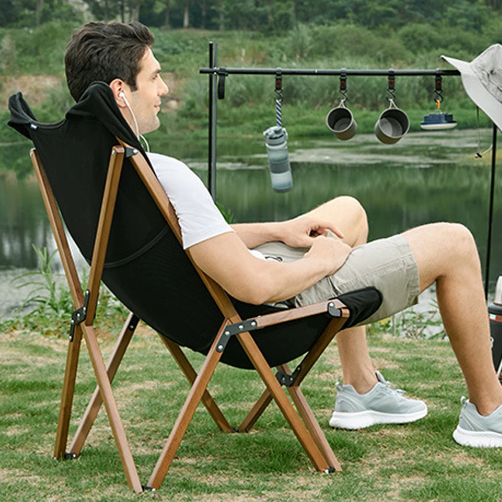 Hewolf Foldable Wooden Chair - Large 4 Hewolf Foldable Wooden Chair - Large - Image 4