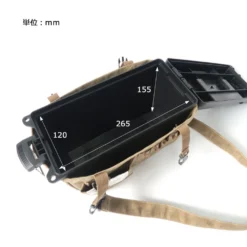 Post General Waxed Canvas Ammo Tool Box -Trail Camp Shop Innerdimension