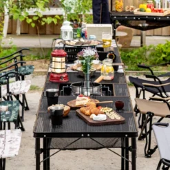 KZM Union Iron Mesh 2 Folding Table -Trail Camp Shop K20T3U003 10 600x600 9c239809 3572 4ecc 8b9c 73318224e198