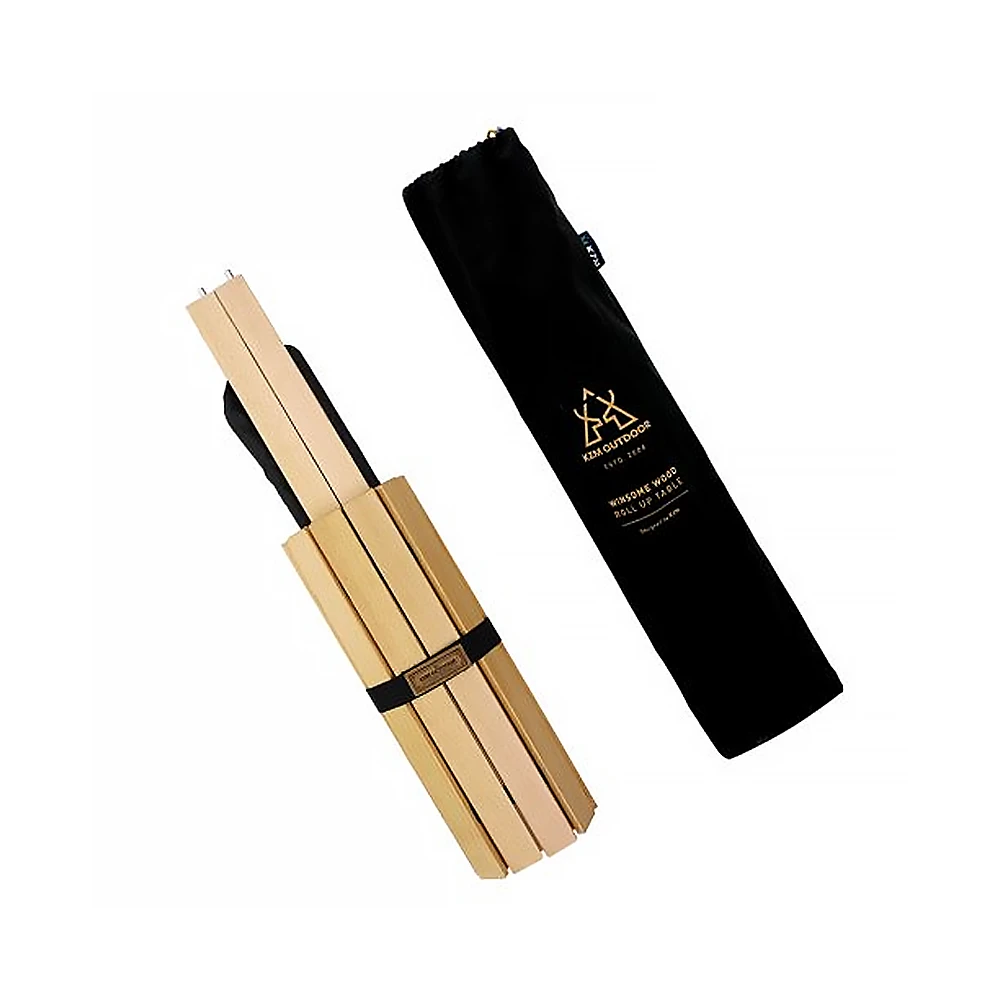 KZM Winsome Wood Roll Up Table 2 KZM Winsome Wood Roll Up Table - Image 2