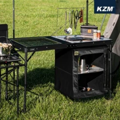 KZM Iron Mesh Cabinet Kitchen Table II -Trail Camp Shop K9T3U004 5 600x600 17a0a03b d9ed 4264 b6ff f603a2166f8f