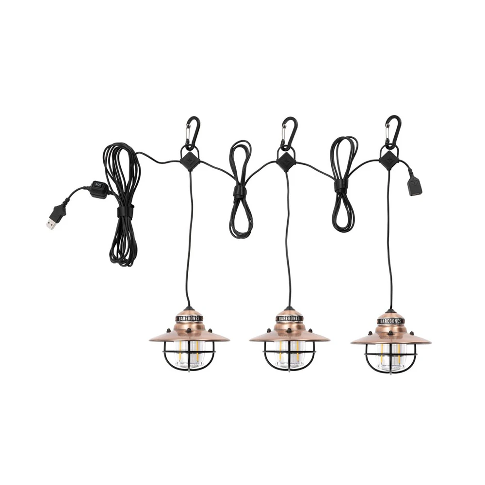 Barebones Edison String Lights Copper 2 Barebones Edison String Lights Copper - Image 2