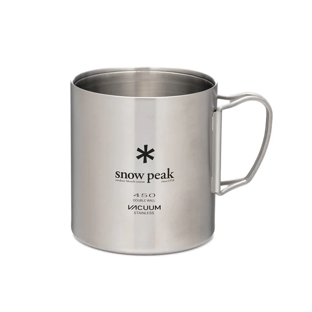 Snow Peak Stainless Vacuum Double Wall 450 Mug 1 Snow Peak Stainless Vacuum Double Wall 450 Mug
