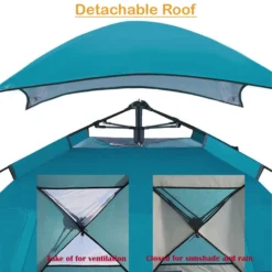 Hewolf Auto 4 Person Tent Teal 14 Hewolf Auto 4 Person Tent Teal -Trail Camp Shop MON 2011 TEAL 8 600x600 d9a2104b c0aa 4478 86e1 23d1034b0ba0