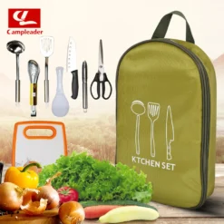 Camp Leader Outdoor Kitchenware 8 Piece Set -Trail Camp Shop MON44 3