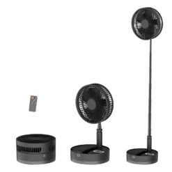 P10 Folding Retractable Camping Fan - Black 14 P10 Folding Retractable Camping Fan - Black -Trail Camp Shop P10 5