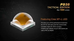 Fenix PD35 TAC Tactical Edition Flashlight 1000 Lumen 10 Fenix PD35 TAC Tactical Edition Flashlight 1000 Lumen -Trail Camp Shop PD35TAC 4 11154 93281.1443049951.1280.1280 63433.1496251432