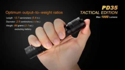 Fenix PD35 TAC Tactical Edition Flashlight 1000 Lumen 11 Fenix PD35 TAC Tactical Edition Flashlight 1000 Lumen -Trail Camp Shop PD35TAC 5 72699 49879.1443049951.1280.1280 37773.1496251449