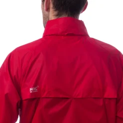 Mac In A Sac Origin Unisex Waterproof 7000mm Packable Jacket -Trail Camp Shop Red 9