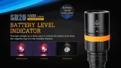 Fenix SD20 LED Diving Light -Trail Camp Shop SD10 6 2 13531.1466697703