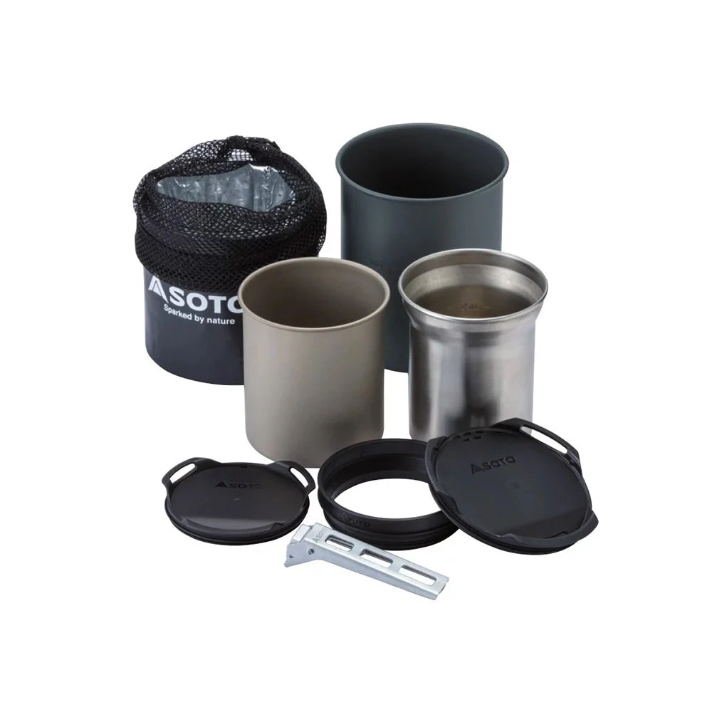 Soto ThermoStack Combo Cookset 1 Soto ThermoStack Combo Cookset