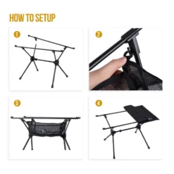 OneTigris Portable Camping Table 03 25 OneTigris Portable Camping Table 03 -Trail Camp Shop Setup