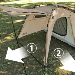 DoD Rider's Bike In Tent -Trail Camp Shop T2 466 TN 06