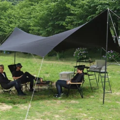 DoD Okura Tarp - Black -Trail Camp Shop TT8 583 BK 2