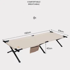 Adventurer Tanxianzhe Portable Campbed Khaki -Trail Camp Shop TXZ 0524 04